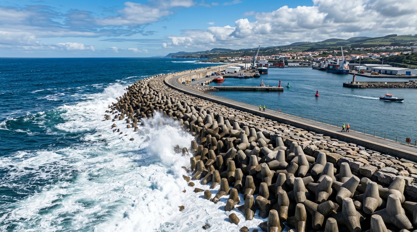 Construction of Breakwaters