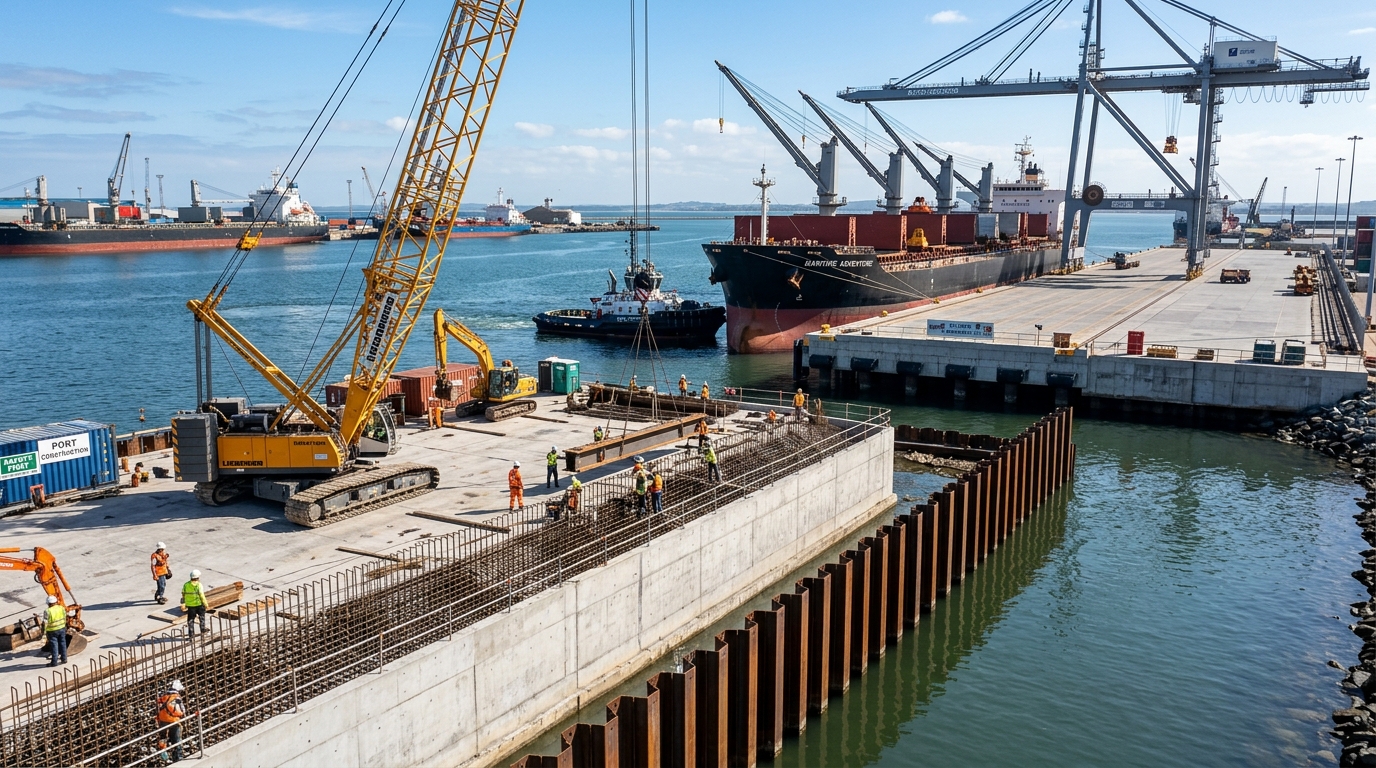 Construction of Maritime Quays